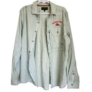 Rugged Workwear Tomato Shacket NWT Farmers Market Unisex Button Up Ranch Style